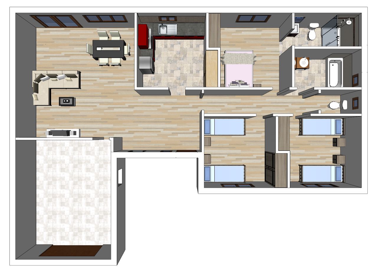 Casas de madera prefabricadas adaptadas